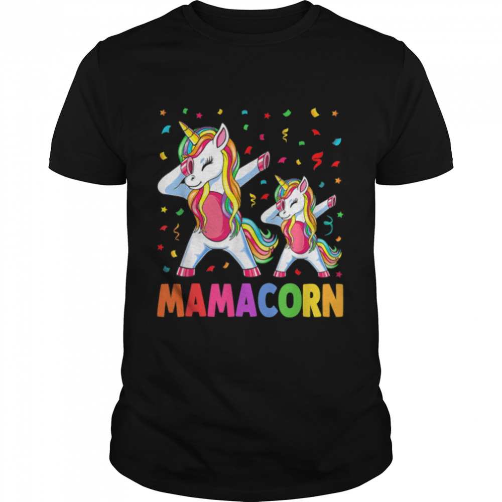 Mamacorn Unicorn Mom Baby Funny Mother's Day For Women T-Shirt B09W8SVDF3