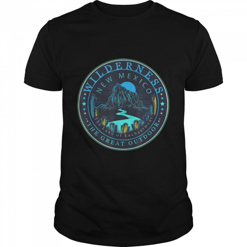 New Mexico Retro Vintage Mountain Outdoors State Graphic T-Shirt B09W8G99Wj