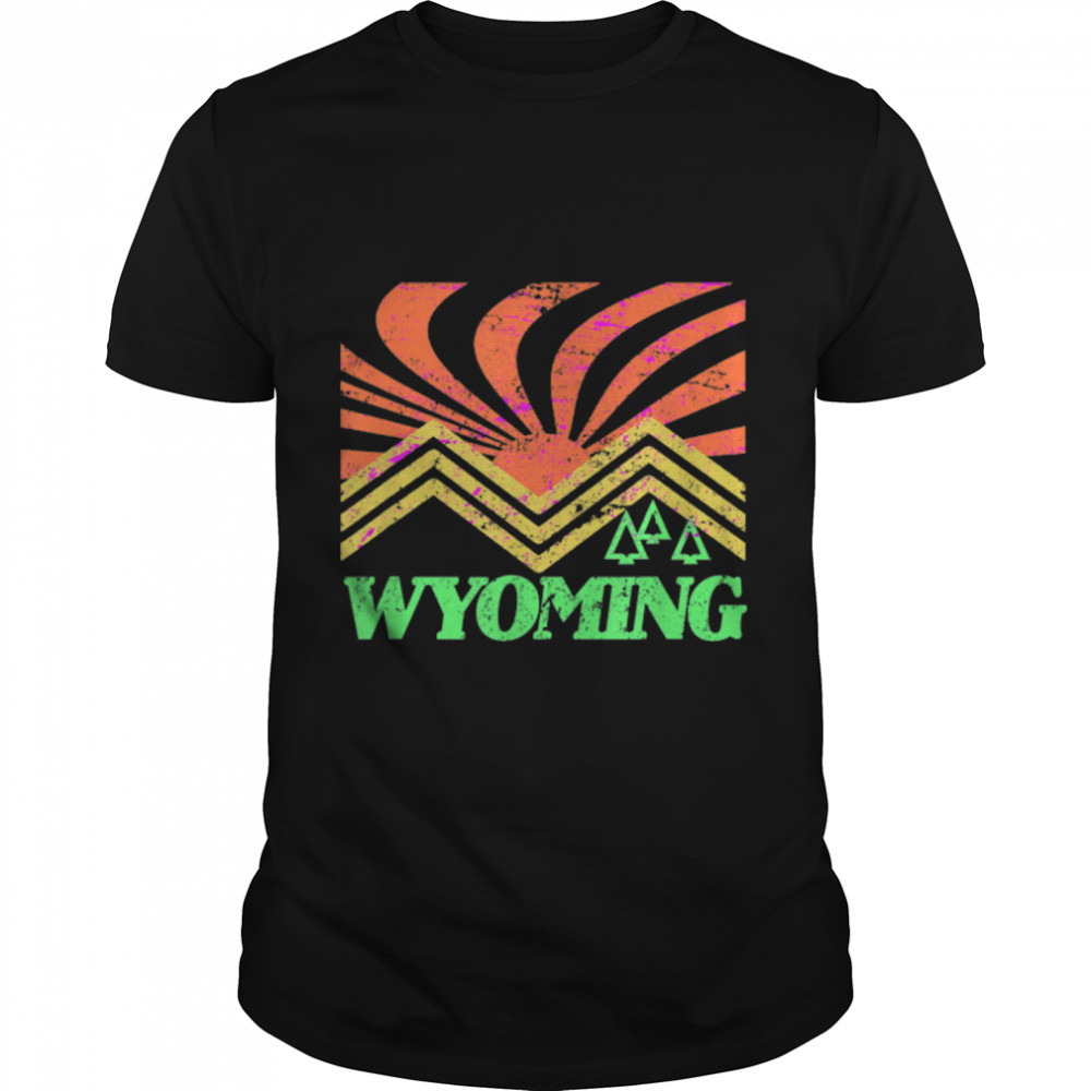 New Mexico Retro Vintage Mountain Outdoors State Graphic T-Shirt B09W8Rjxx9