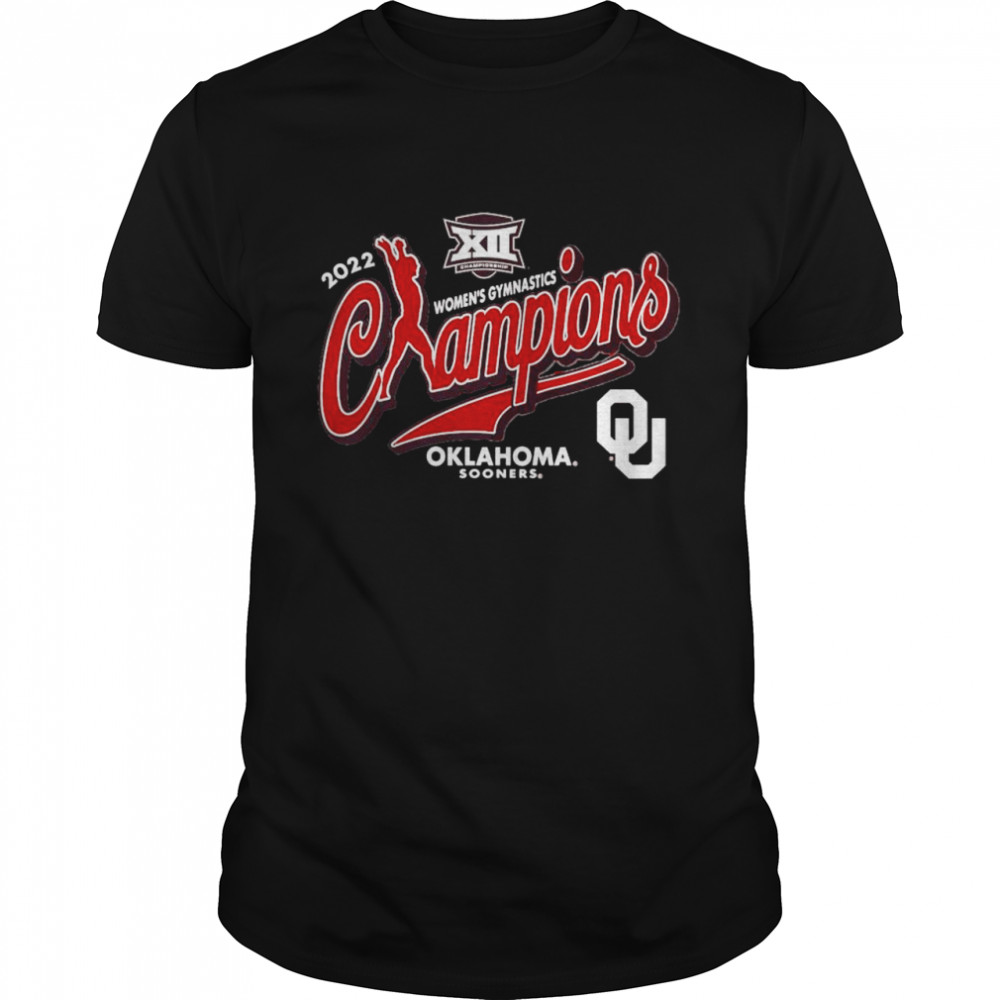 Oklahoma Sooners 2022 Big 12 Women’s Gymnastics Conference Champions Shirt
