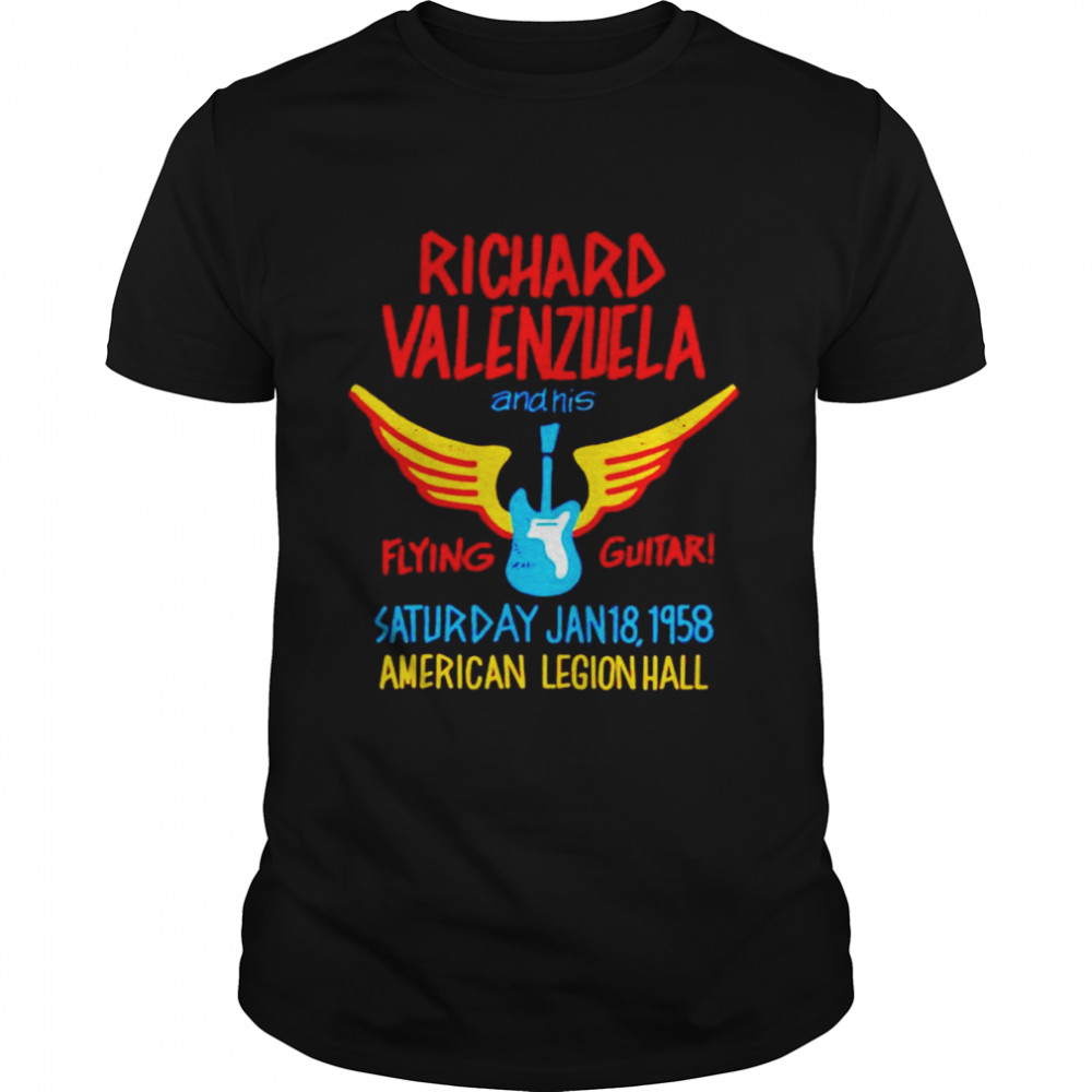 Richard Valenzuela And His Flying Guitar Shirt