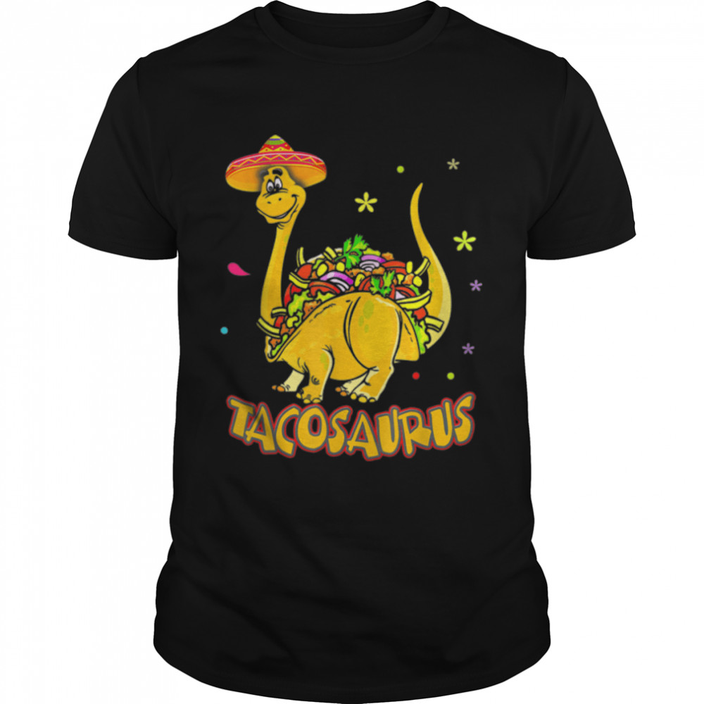 Tacosaurus Rex Dinosaur Taco Kids Cinco De Mayo Party Funny T-Shirt B09W8V4Sbj