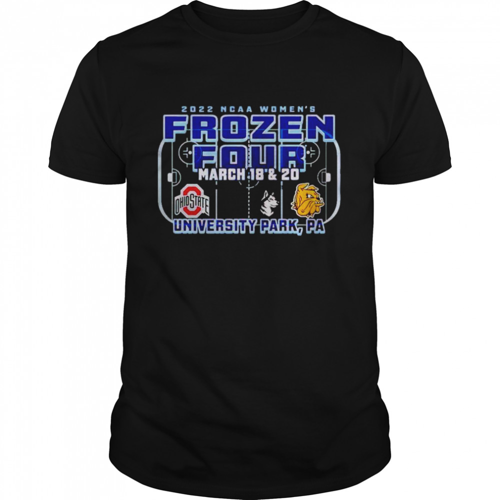 2022 NCAA Women’s Frozen Four University Park March 18 and 20 shirt Classic Men's T-shirt
