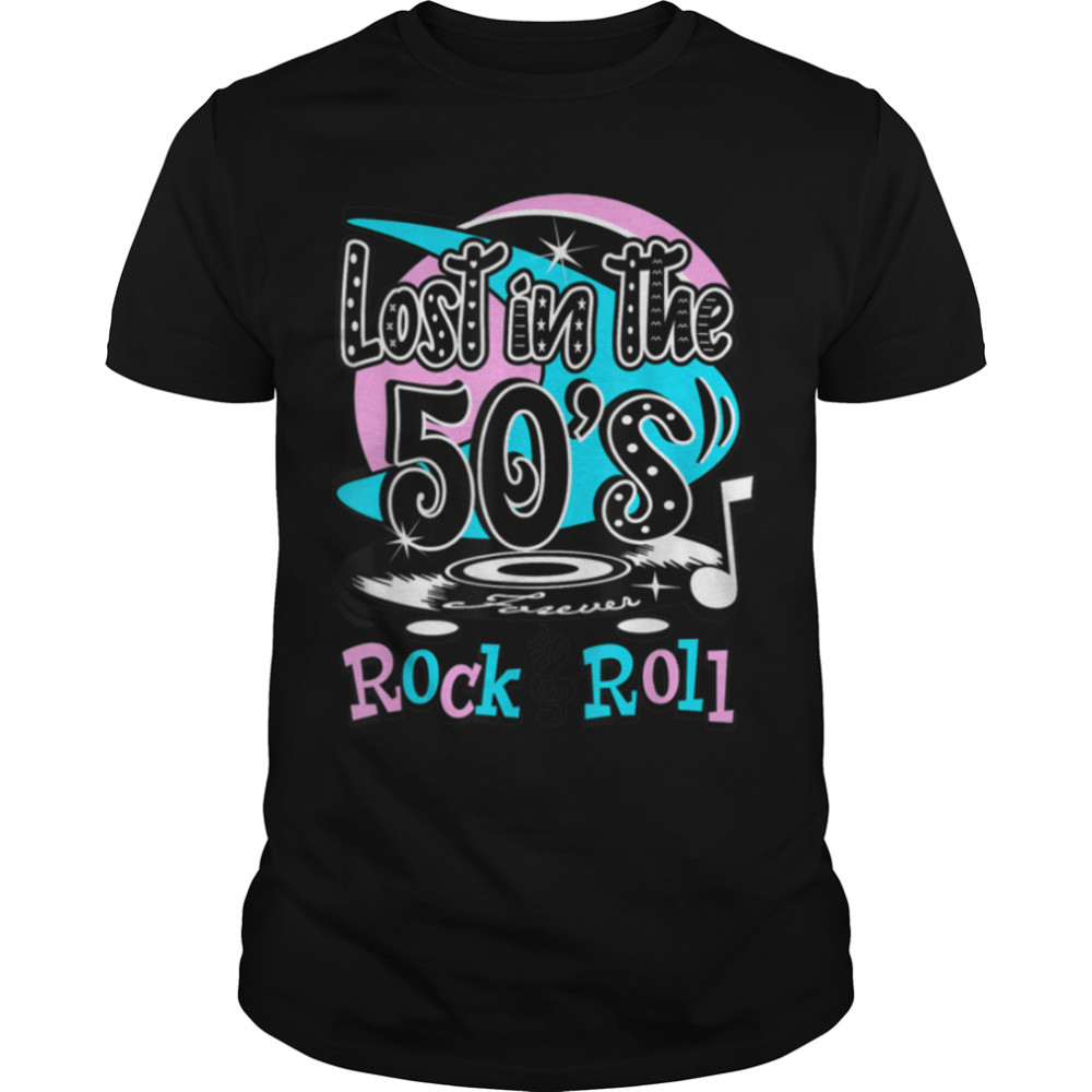 50s Rock and Roll Party 1950s Sock Hop Tee Rockabilly Swing T-Shirt B09W9LMZRH