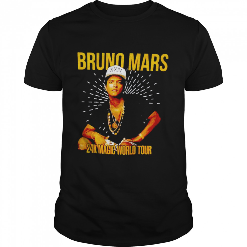 Bruno Mars 24K Magic World Tour Shirt