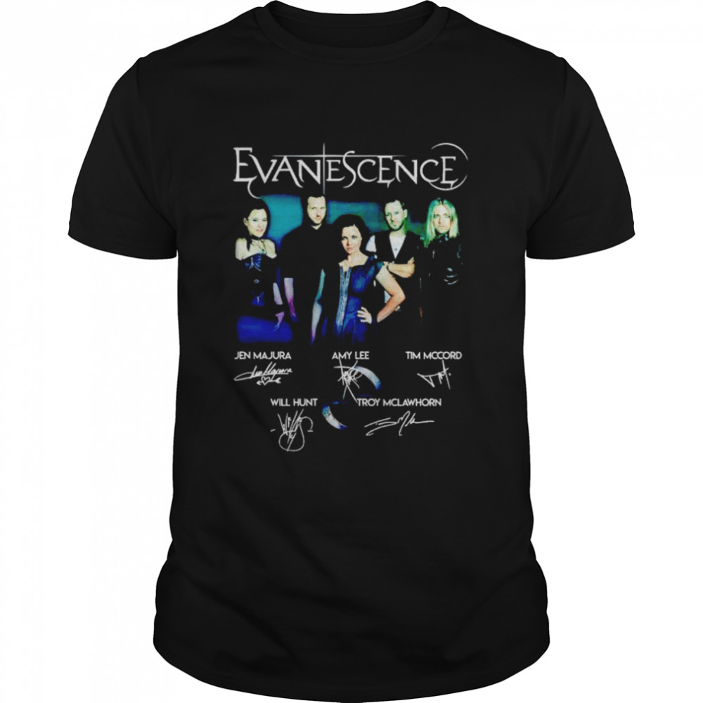 Evanescence Members Signature Shirt