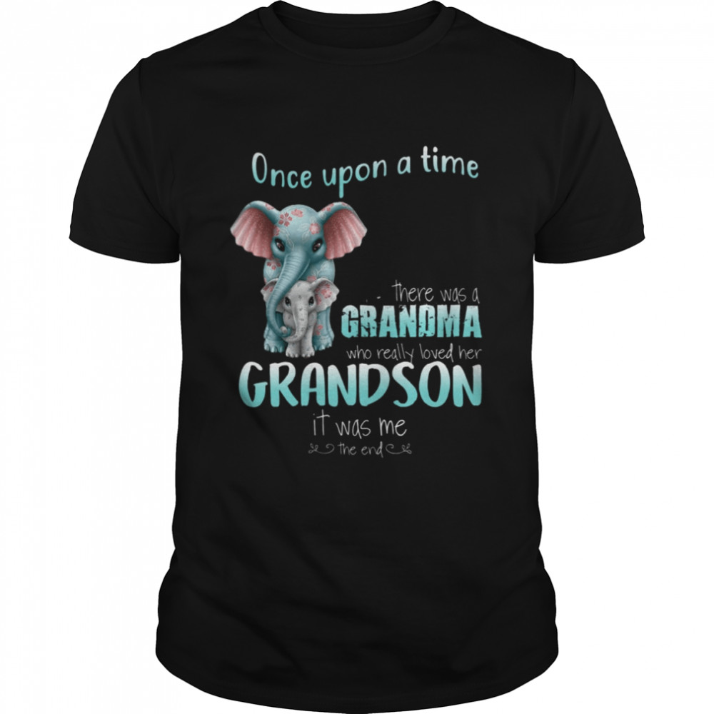 There Was A Grandma Who Loved Grandson T-Shirt