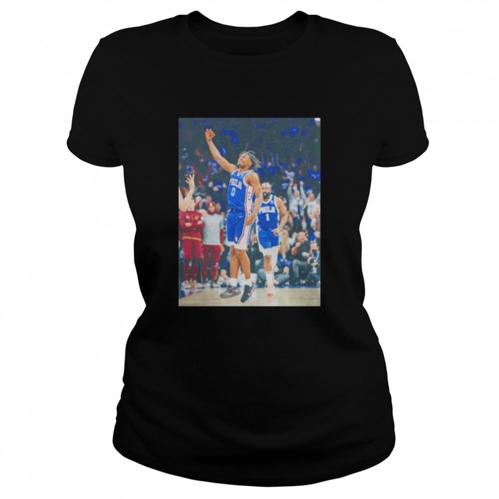 Tyrese Maxey Goat Philadelphia 76ers shirt Classic Women's T-shirt