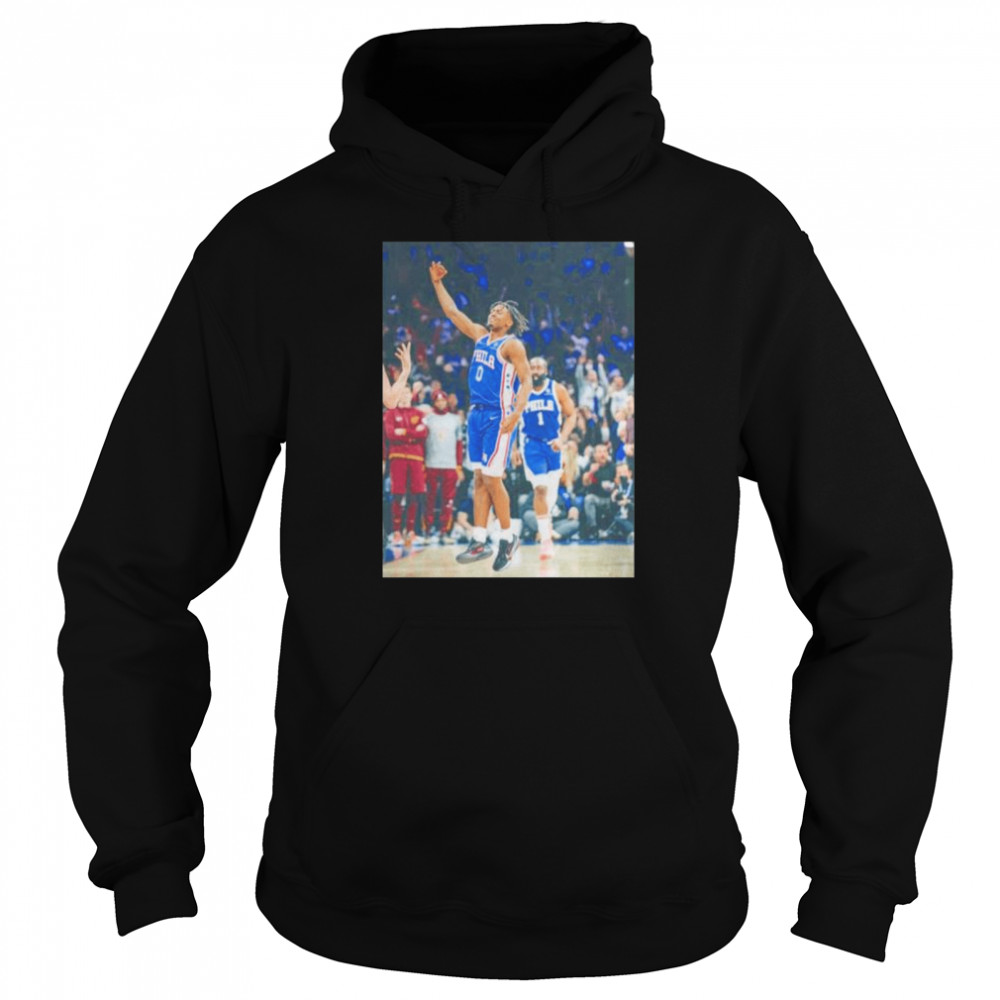 Tyrese Maxey Goat Philadelphia 76ers shirt Unisex Hoodie