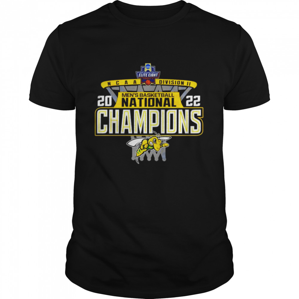 Black Hills State Yellow Jackets 2022 NCAA Division II Men’s Basketball Champions shirt