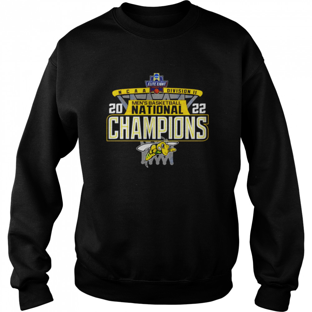 Black Hills State Yellow Jackets 2022 NCAA Division II Men’s Basketball Champions shirt Unisex Sweatshirt