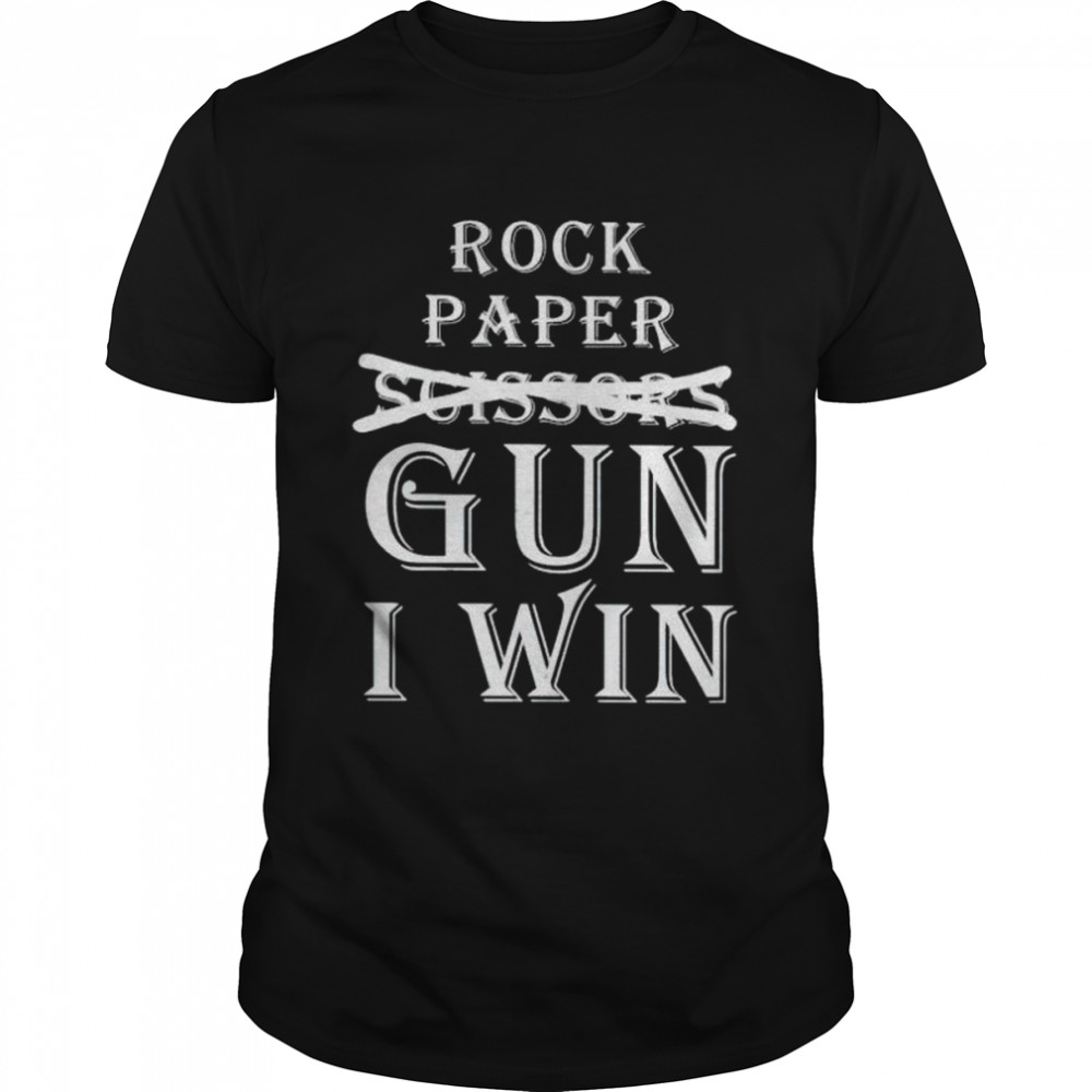 Rock paper gun I win shirt Classic Men's T-shirt