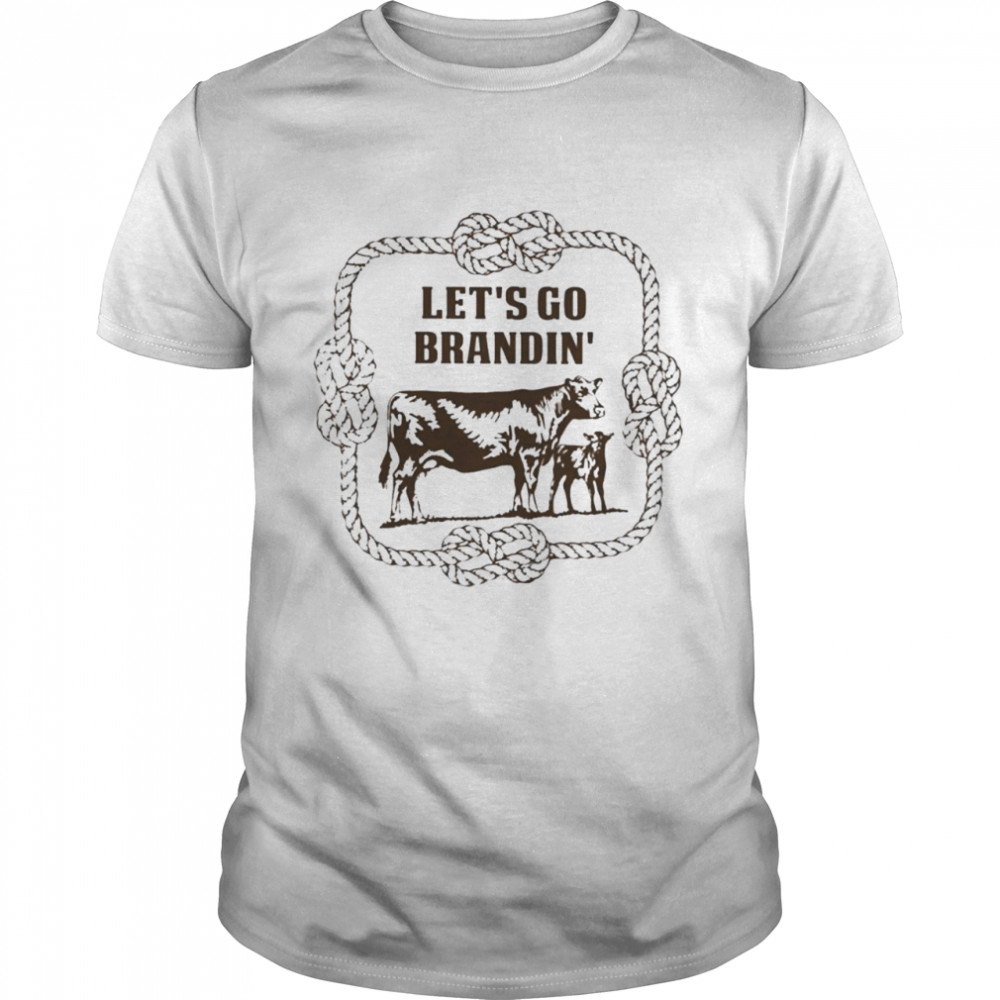 Milk Cow Farmer Anti Liberal Lets Go Brandin Shirt