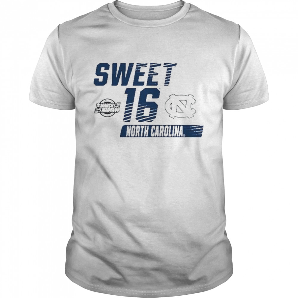 North Carolina Tar Heels Blue 84 2022 Ncaa Women’s Basketball Tournament March Madness Sweet Sixteen T-Shirt