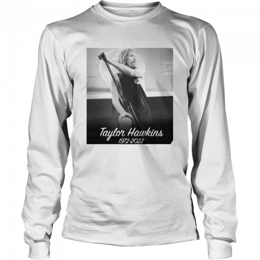 Rip Taylor Hawkins Foo Fighter Band 1972-2022 T- Long Sleeved T-shirt