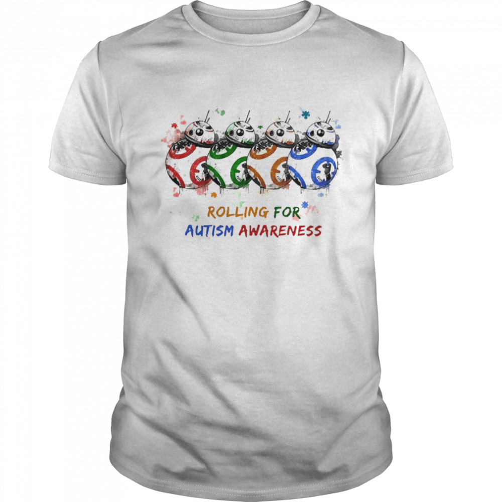 rolling For Autism Awareness  Classic Men's T-shirt