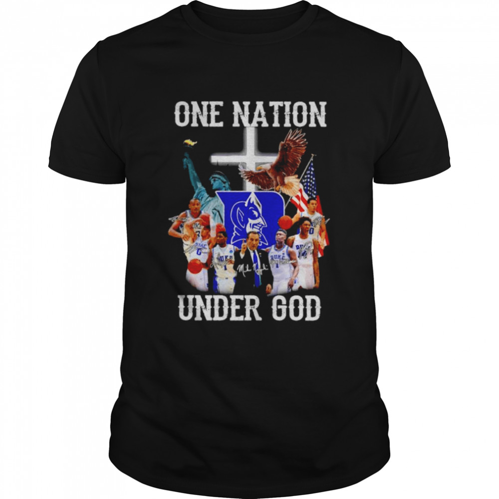 Duke Blue Devils one nation under God shirt Classic Men's T-shirt