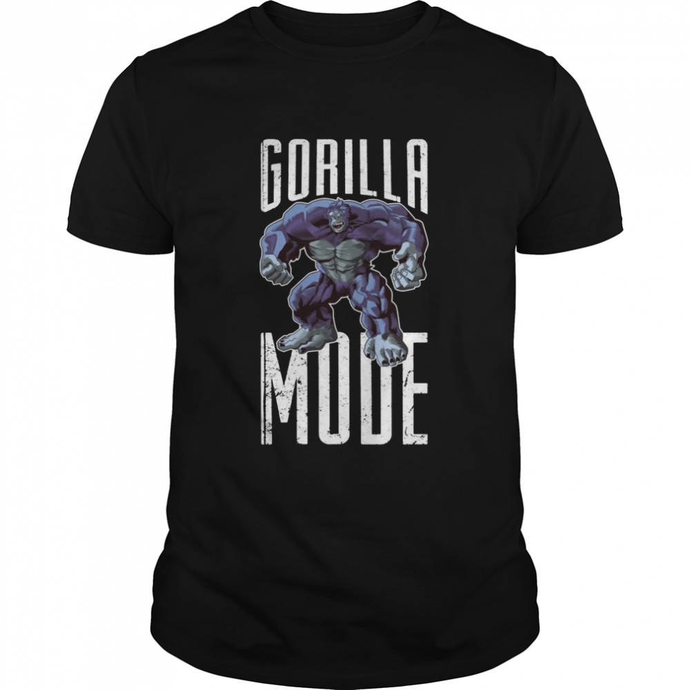Gorilla Mode Muscles Fitness Gym Bodybuilding Beast Shirt