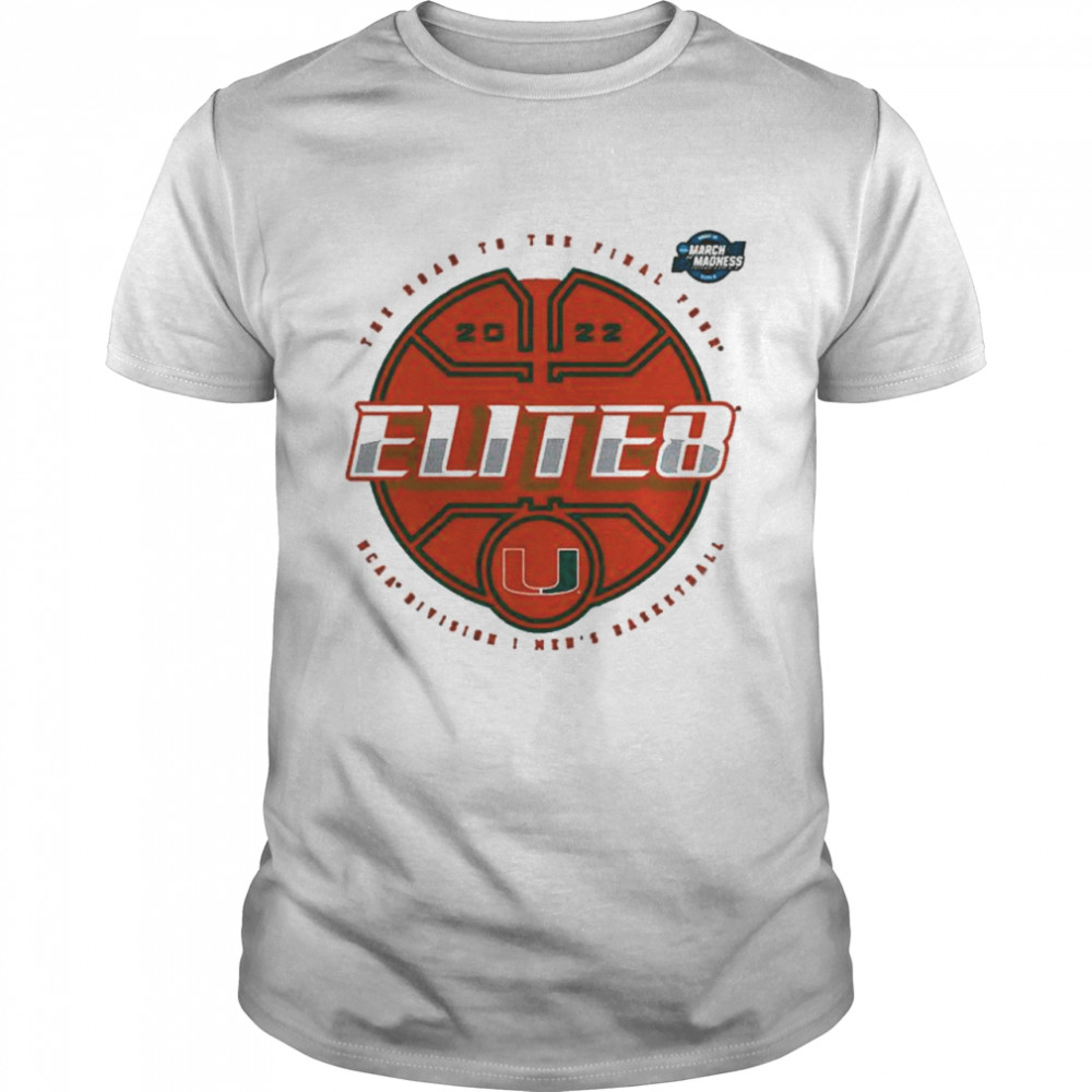 Miami Hurricanes 2022 Ncaa Tournament March Madness Elite Eight Elite T- Classic Men's T-shirt