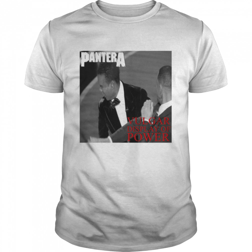 Will Smith Slaps Chris Rock Pantera Vulgar Display Of Power Shirt