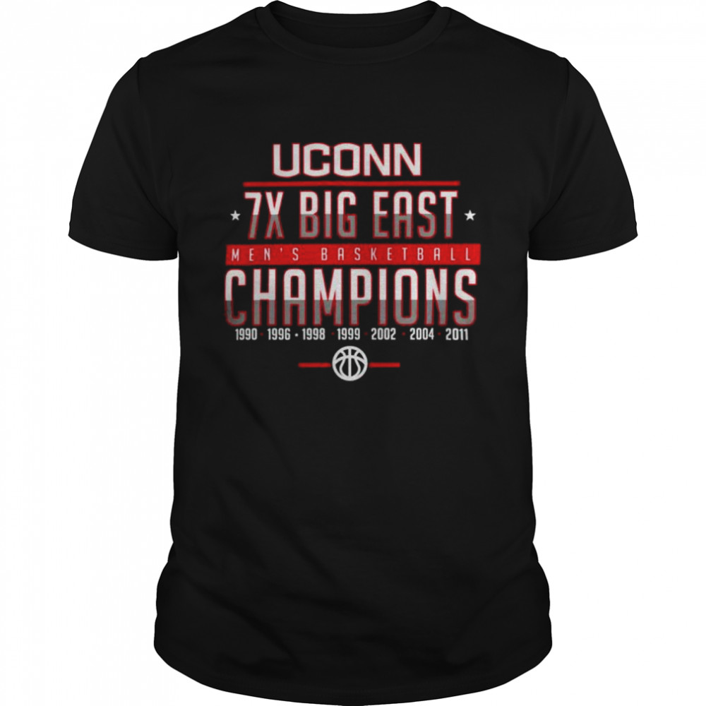 Connecticut Huskies 7X Big East men’s basketball Champions shirt