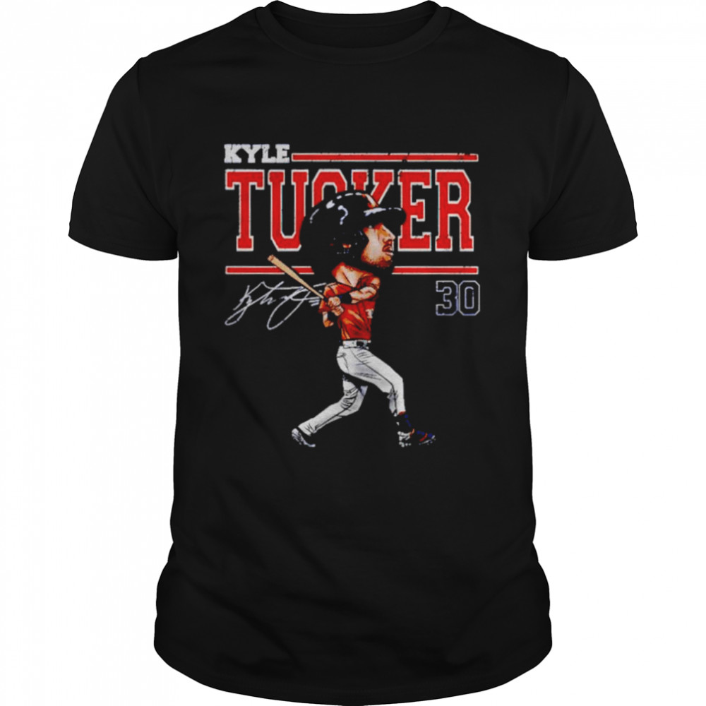 Houston Astros Kyle Tucker cartoon signature shirt Classic Men's T-shirt