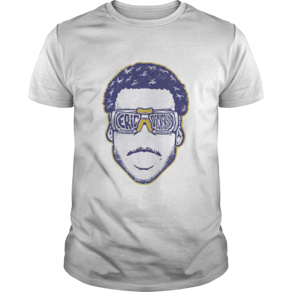 Los Angeles Rams Eric Dickerson Player Silhouette Signature Shirt
