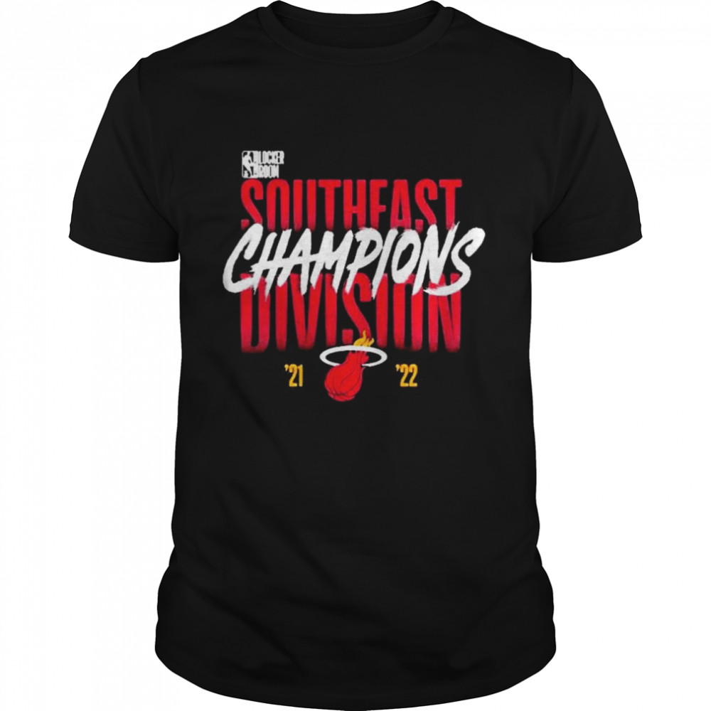 Miami Heat Locker Room Southeast Division Champions 2022 T- Classic Men's T-shirt