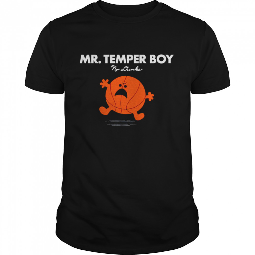 No Dunks Mr. Temper Boy T-shirt