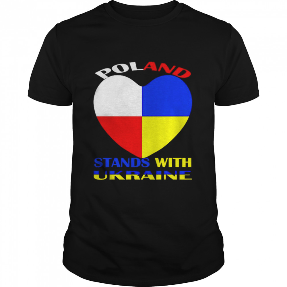 Poland Stands With Ukraine Polish Ukraine shirt