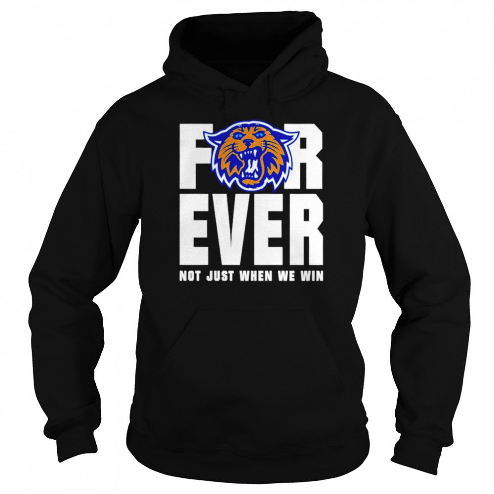 Villanova Wildcats forever not just when we win shirt 12 Villanova Wildcats forever not just when we win shirt Unisex Hoodie