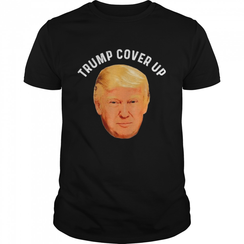 Trump Cover Up Trump Meme  Classic Men's T-shirt