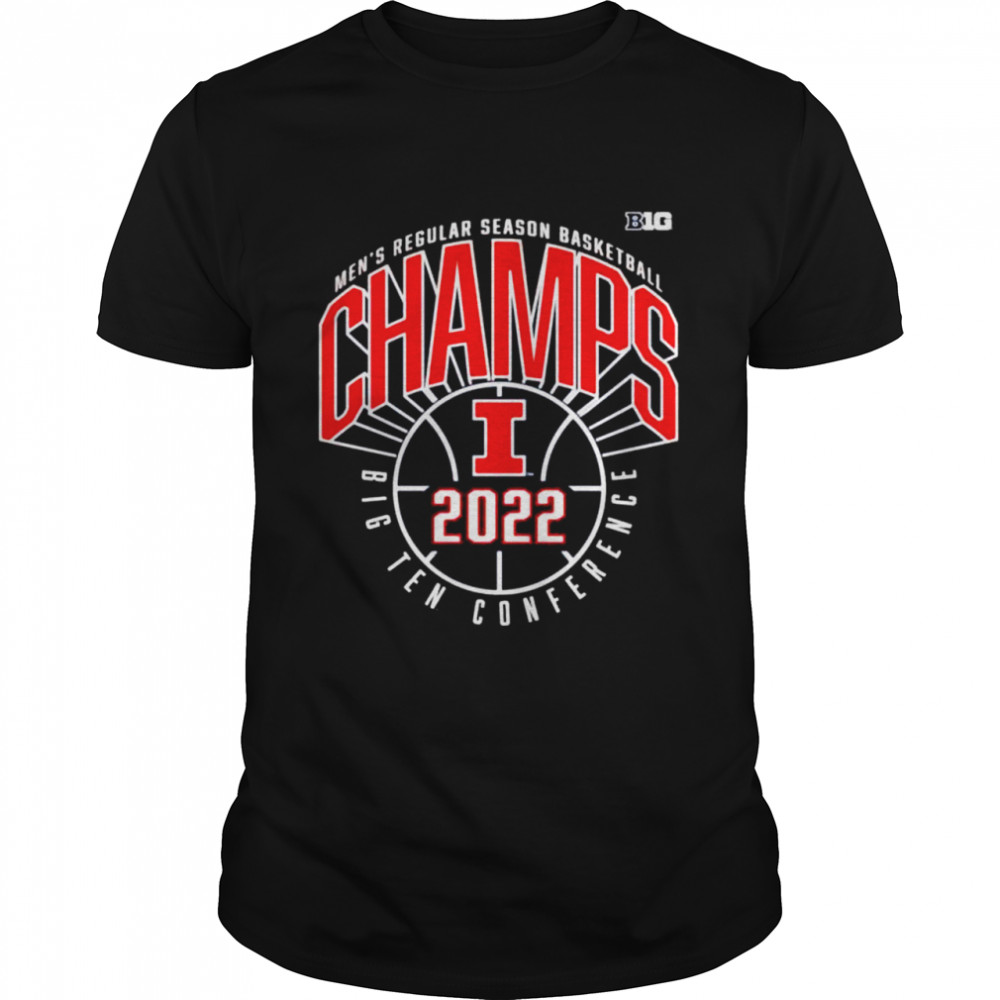 Illinois Fighting 2022 Big Ten Basketball Regular Season Champions Shirt