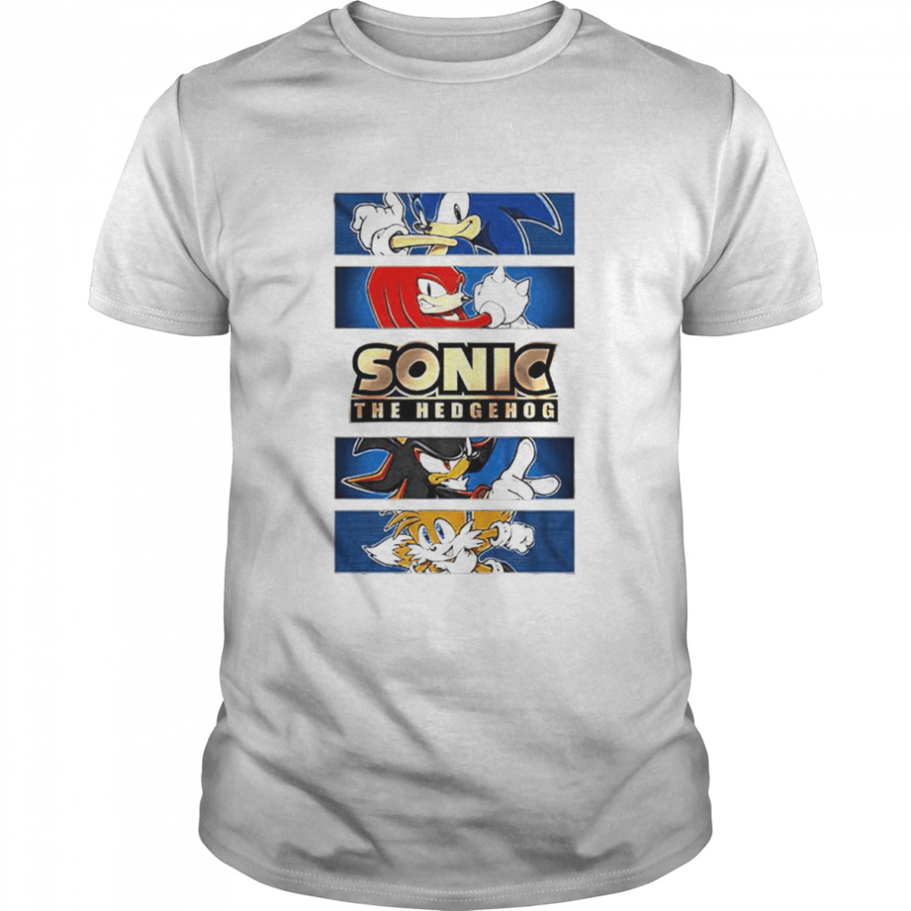 Sonic The Hedgehog Gold Foil Shirt