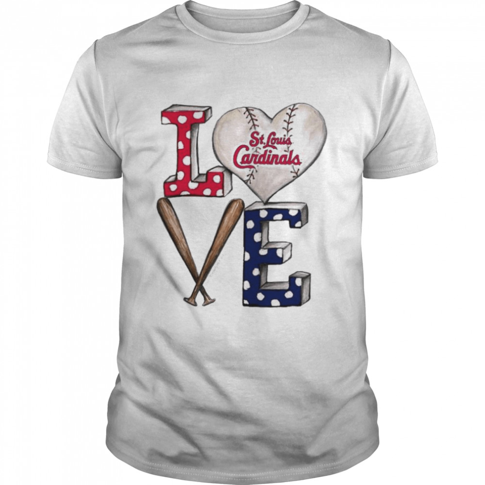 St. Louis Cardinals baseball love shirt Classic Men's T-shirt