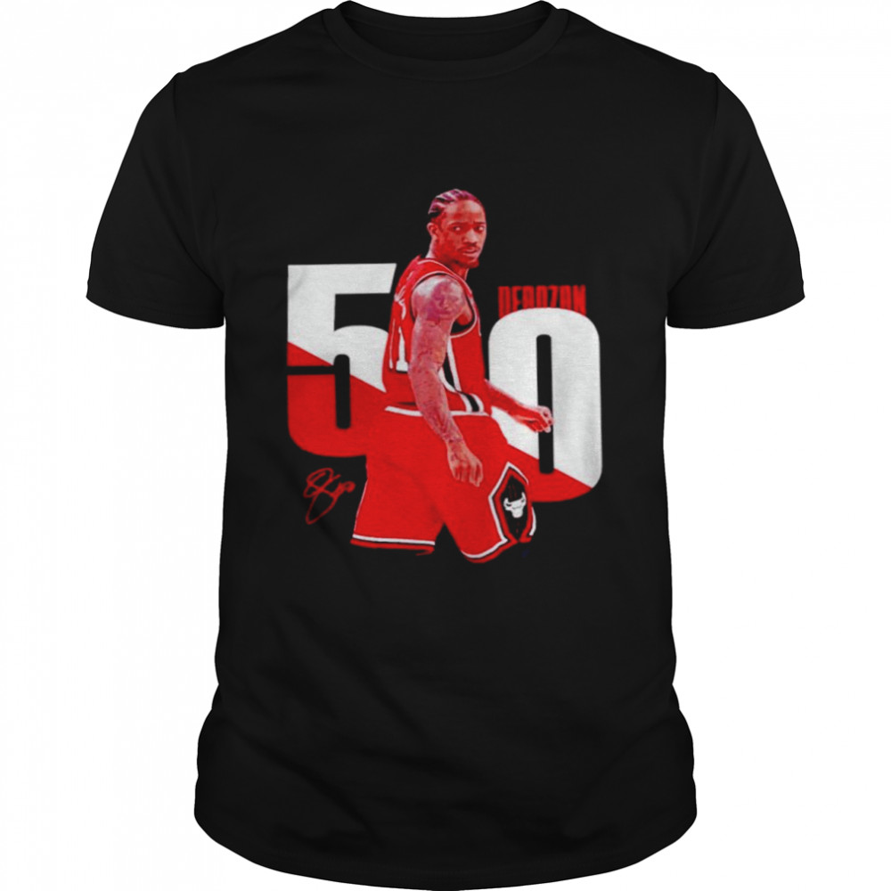 Chicago Bulls Demar Derozan 50 Point Game Signature Shirt