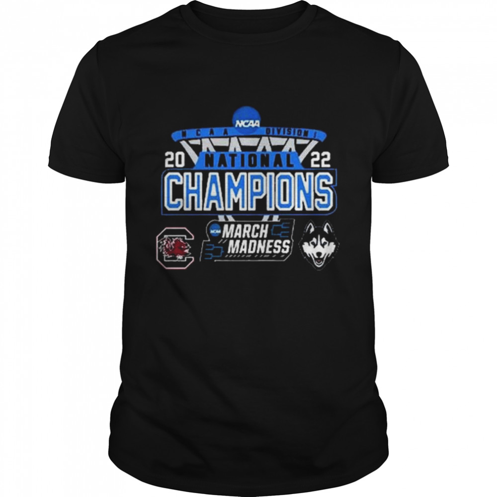 South Carolina Vs UConn Huskies NCAA March Madness National Champions 2022 Vintage T-shirt Classic Men's T-shirt