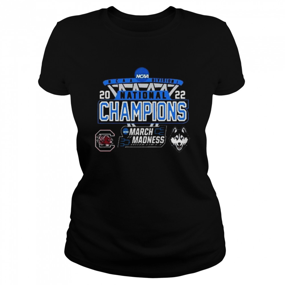 South Carolina Vs UConn Huskies NCAA March Madness National Champions 2022 Vintage T-shirt Classic Women's T-shirt