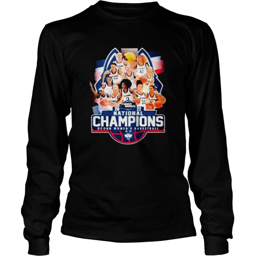 Uconn Ncaa Women’s Basketball March Madness 2022 National Champions T- Long Sleeved T-shirt