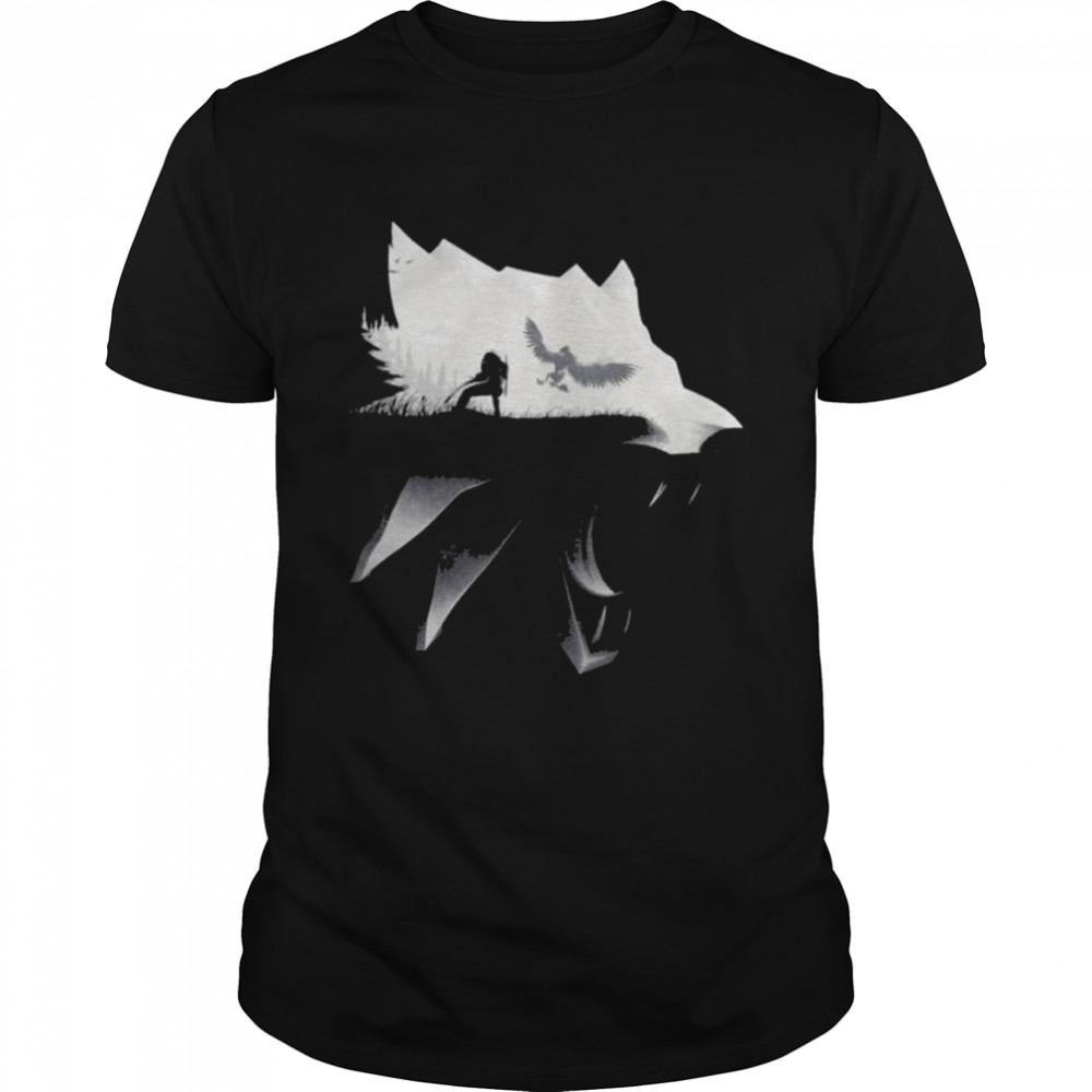 White Wolf The Witcher T-Shirt