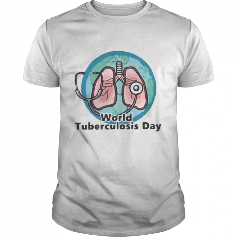 World Tuberculosis Day Awareness Retro Vintage Distresse Shirt
