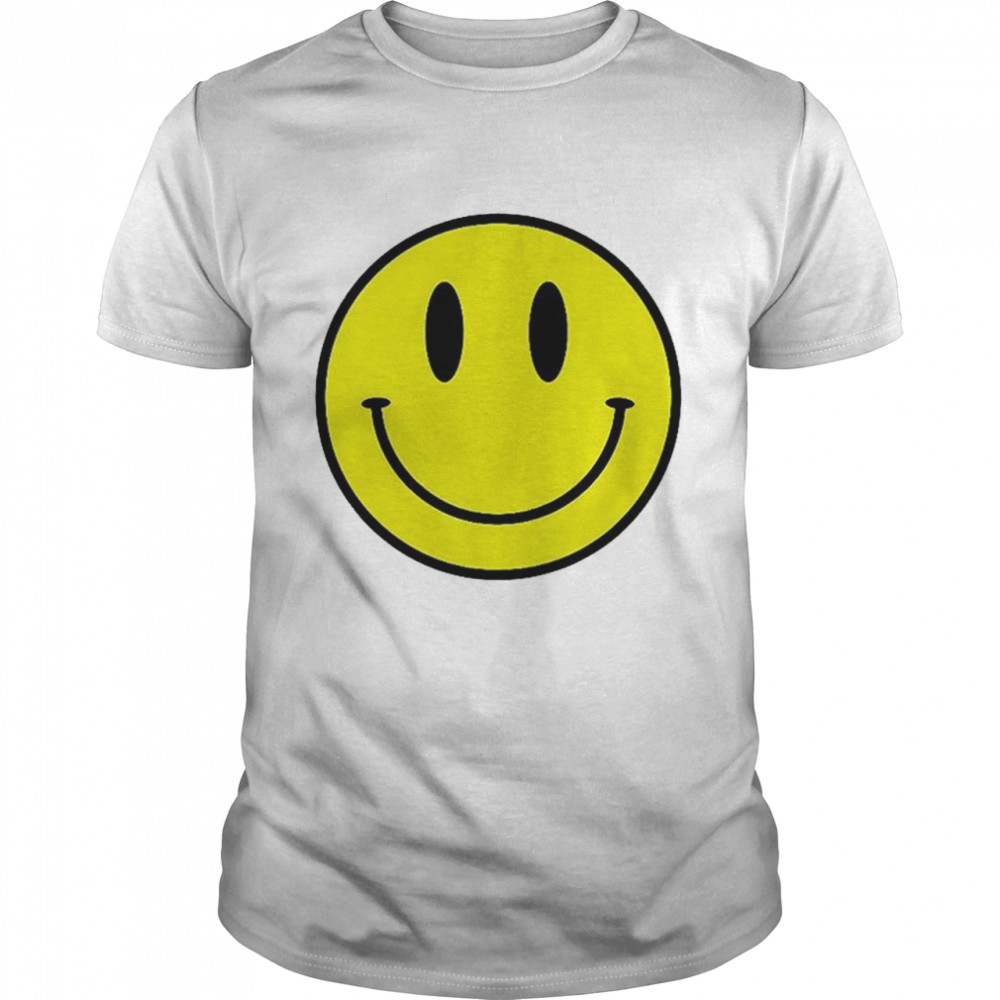 Yellow Black Smiley Face T-Shirt