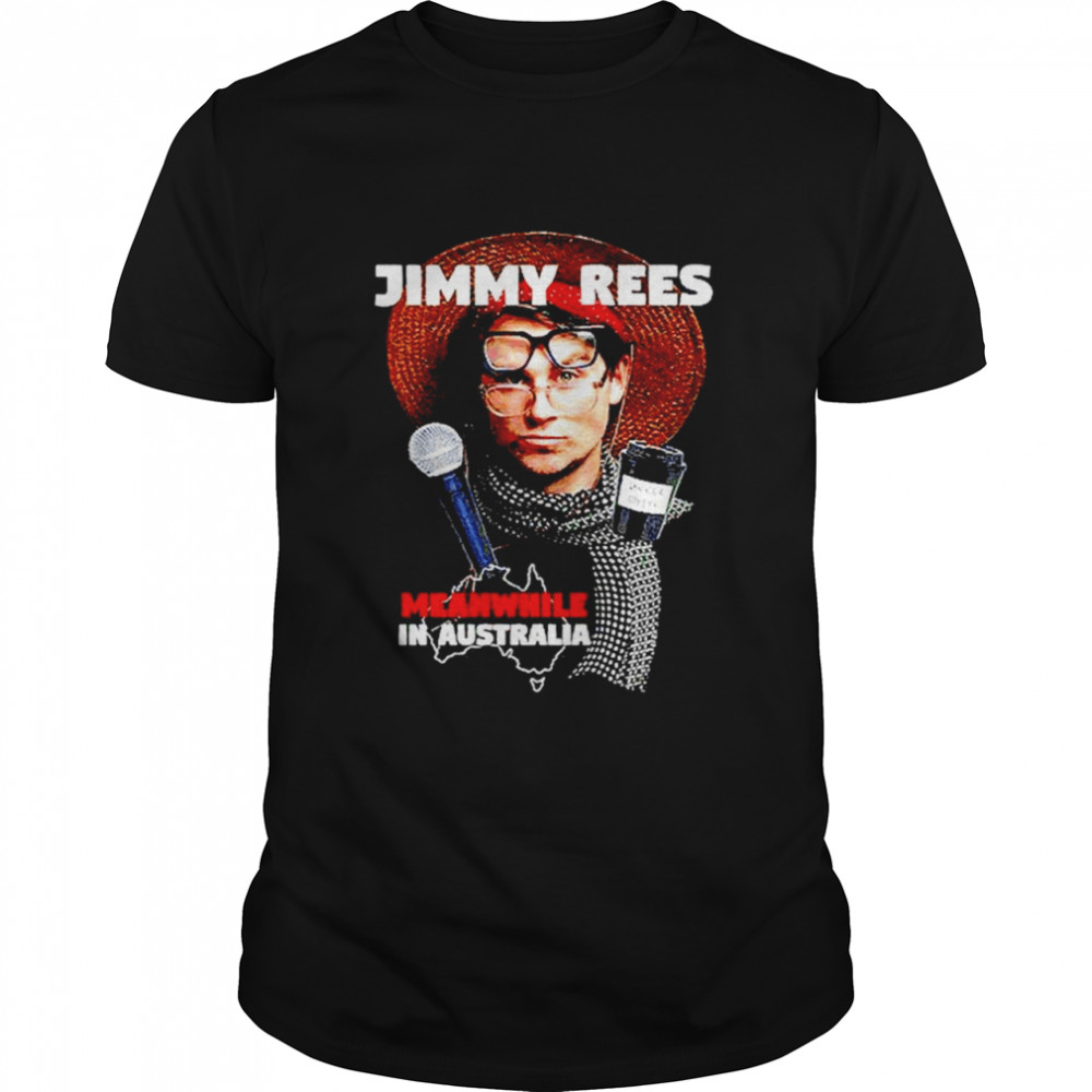 Jimmy Rees Meanwhile In Australia Black Tour shirt