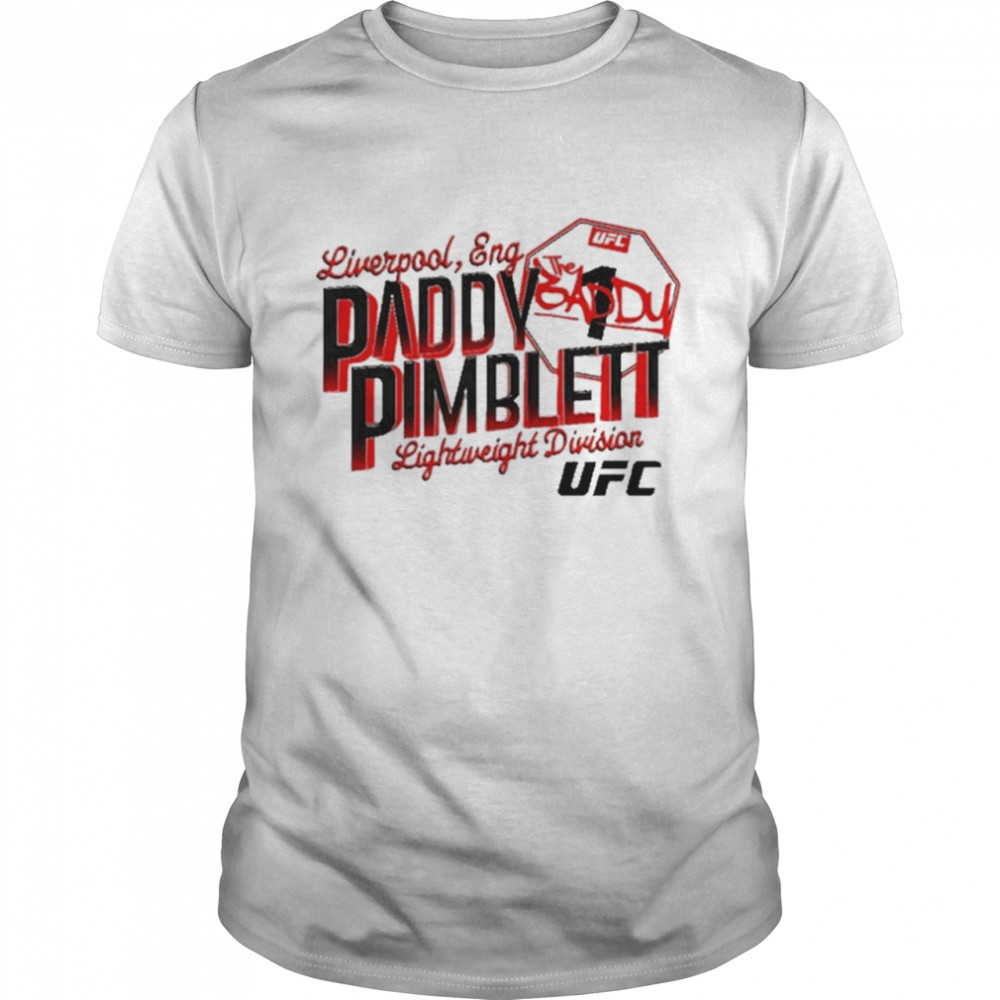 Liverpool Eng Ufc Paddy Pimblett Graffiti Lightweight Division Ufc T- Classic Men's T-shirt