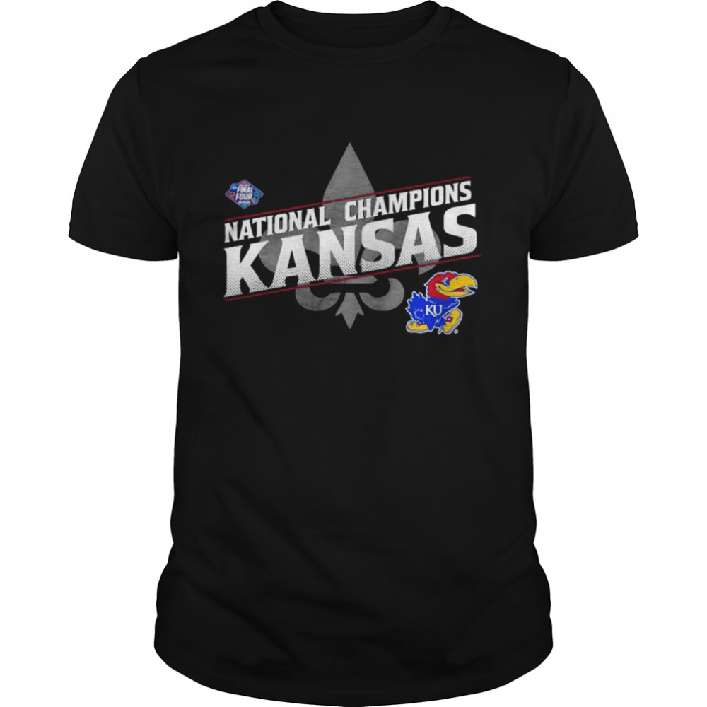 Kansas Jayhawks 2022 NCAA Men’s Basketball National Champions Bracket T-shirt