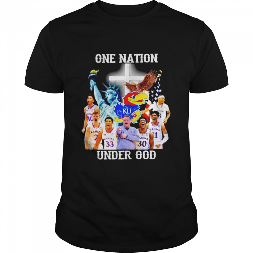 Kansas Jayhawks One nation under god T-shirt