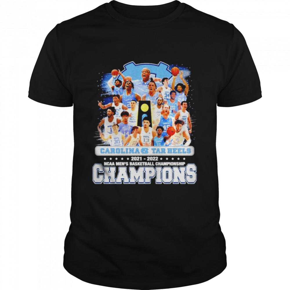 North Carolina Tar Heels 2021 2022 Ncaa Men’s Basketball Championship Champions T-Shirt