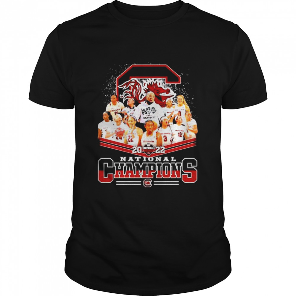 South Carolina Gamecocks 2022 National Champion signatures shirt