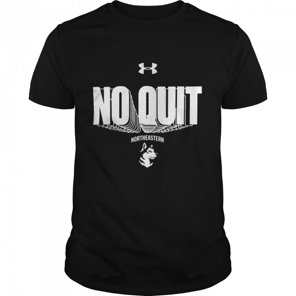 Northeastern Huskies No Quit Under Armour 2022 shirt Classic Men's T-shirt