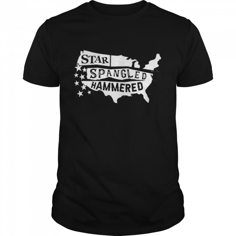 Star spangled hammered shirt Classic Men's T-shirt